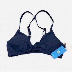 Cupshe Womens Bikini Top with Knot-Front Detail